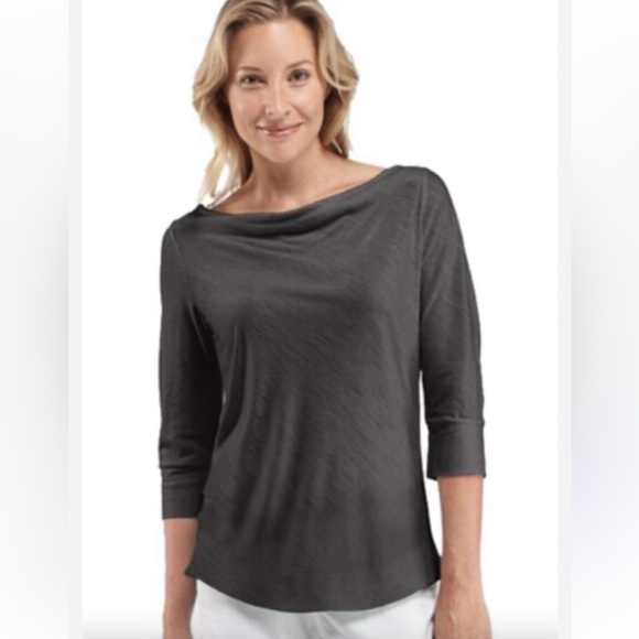 Icebreaker Merino Gray Active Top - Picture 1 of 6